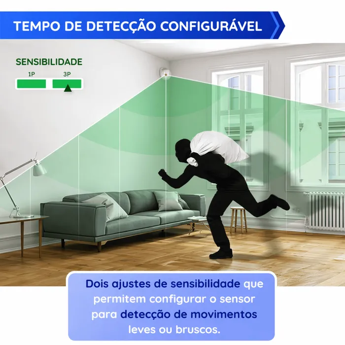 Sensor Movimento Intelbras IVP 3000 CF PIR Com Fio Alarme