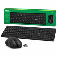 Kit Combo Teclado  Mouse Sem Fio Intelbras CSI50 ABNT2 USB - Preto - imagem 1