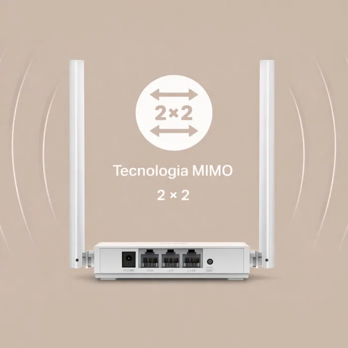 Roteador WiFi TP-Link 300Mbps Multimodo 4 em 1 - 2 Antenas 5dBi