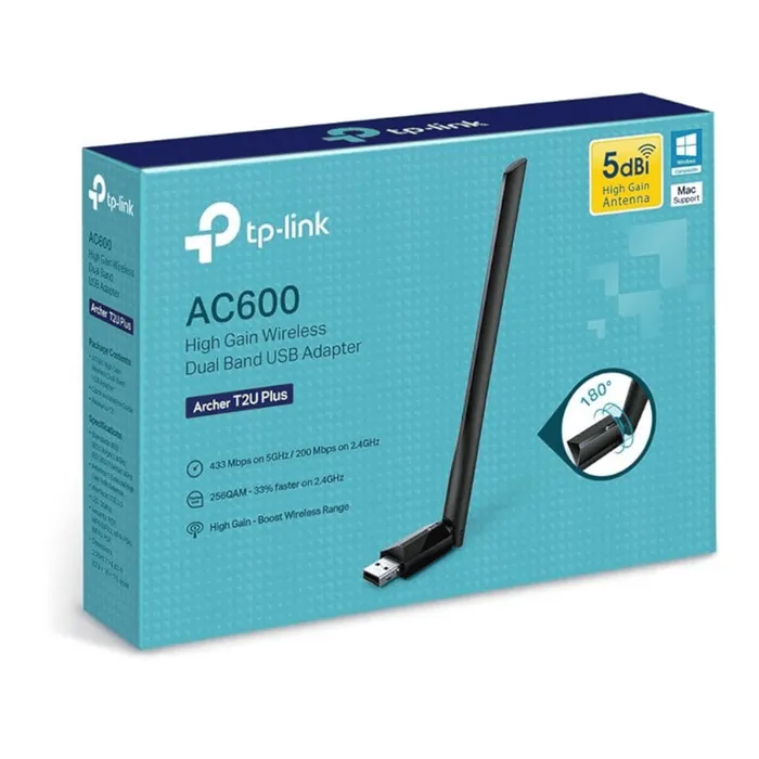 Adaptador WiFi USB 3.0 TP-Link Archer T3U Plus AC1300 Dual Band 2.4/5GHz