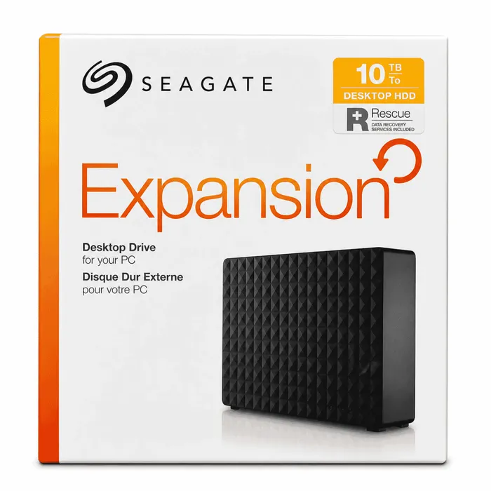 HD Externo Seagate 10TB USB 3.0 Expansion Desktop Backup 3.5 - Preto