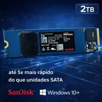 SSD SanDisk Plus NVMe M.2 2TB PCIe Gen 3.0 3200MB/s - imagem 2