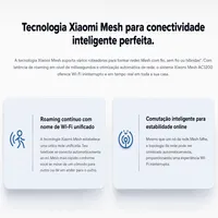 Roteador Xiaomi Mesh System AC1200 Dual Band WiFi 5 - Branco - imagem 7