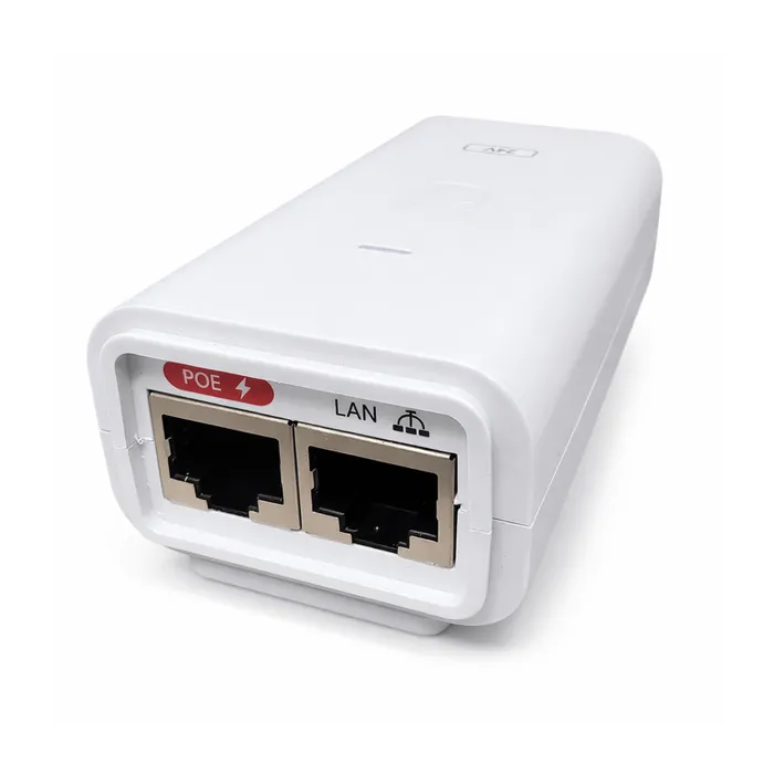 Fonte PoE Ubiquiti 24V 0.5A 12W POE-24-12W-WH-BR Injetor PoE Padrão Brasil Compatível airGateway