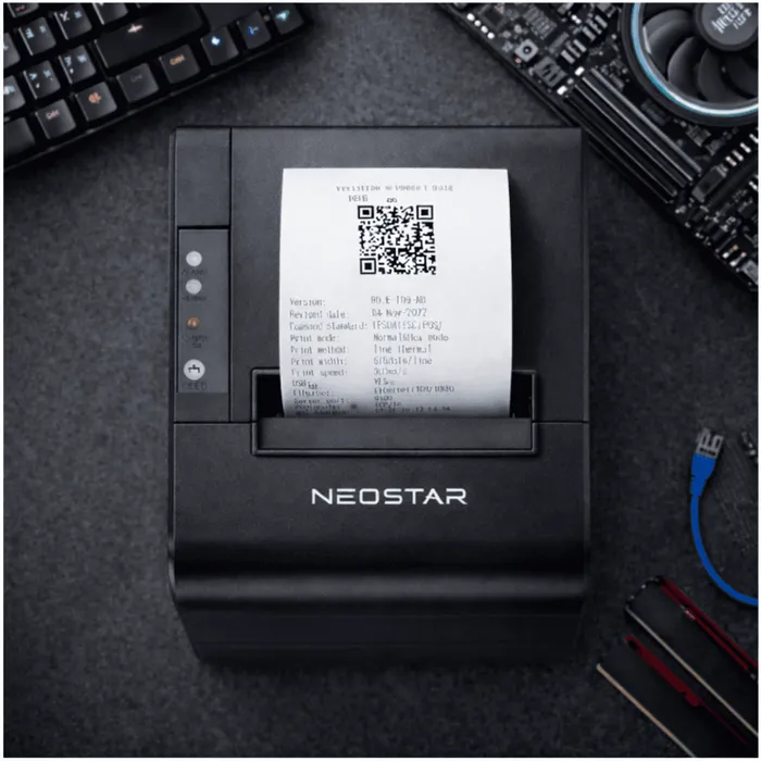 Impressora Térmica Neostar Z-NS80 UE 80mm USB + LAN Alta Velocidade 300mm/s