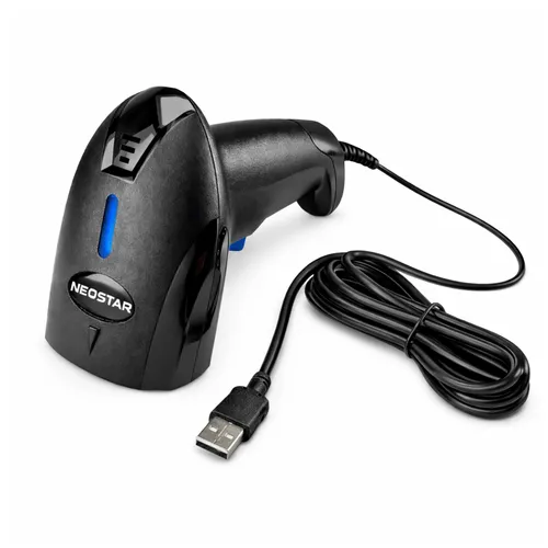 Leitor Código de Barras Profissional 1D/2D USB com Fio FLY 111 Sem Base
