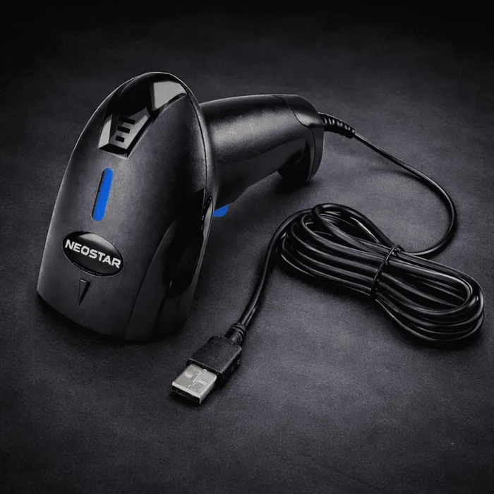 Leitor Código de Barras Profissional 1D/2D USB com Fio FLY 111 Sem Base