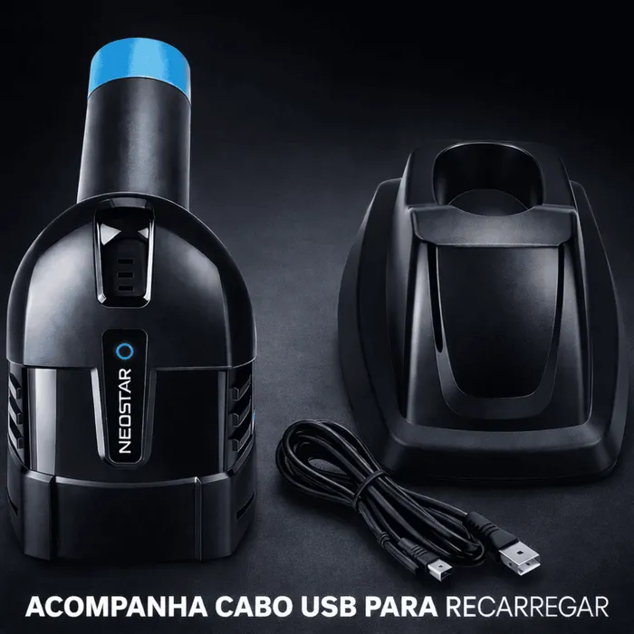 Leitor Código de Barras 1D/2D Portátil Sem Fio Com Base Recarregável FLY 353