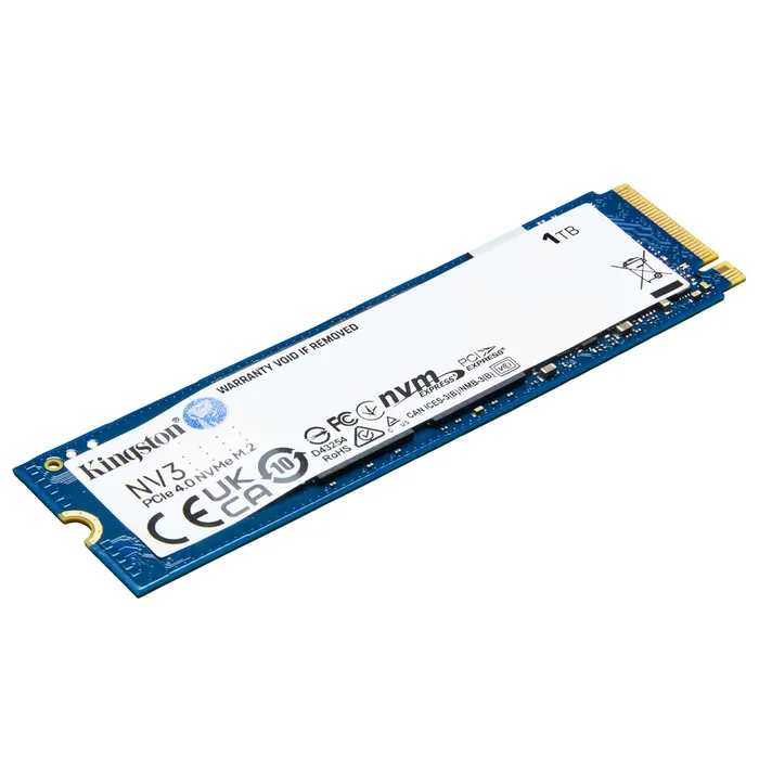 SSD Kingston NV3 M.2 1TB NVMe Velocidade e Performance PCIe 4.0