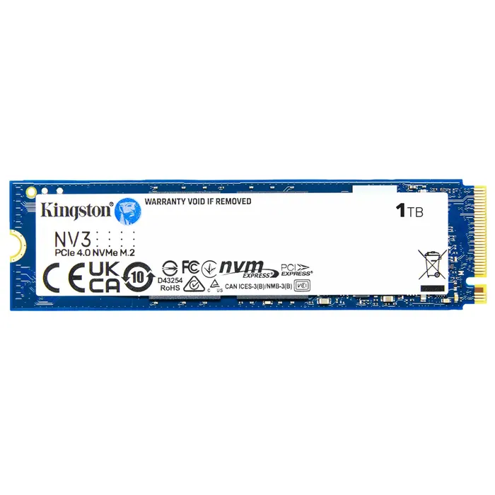 SSD Kingston NV3 M.2 1TB NVMe Velocidade e Performance PCIe 4.0