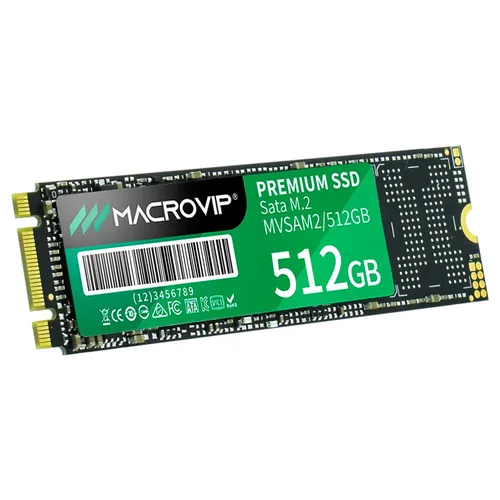 SSD Macrovip M.2 512GB SATA 6gb/s Upgrade de Alta Velocidade