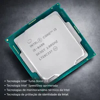 Processador Intel Core i5-8400 8ª Geração LGA 1151 2.8GHz 9MB Cache Sem Cooler - imagem 2