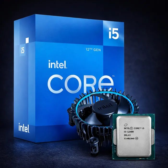 Processador Intel Core i5-12400 12ª Geração LGA 1700 2.5GHz Turbo 4.4GHz 18MB Cache BOX com Cooler