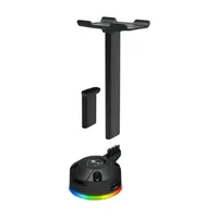 Suporte Fone De Ouvido Headset Cougar Bunker RGB com Sucção a Vácuo e Hub USB - imagem 4