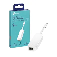 Adaptador USB-C Para Ethernet RJ45 Gigabit 1Gbps TP-Link UE300C USB 3.0 Plug Play - imagem 2