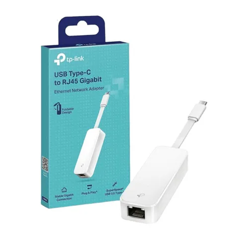 Adaptador USB-C Para Ethernet RJ45 Gigabit 1Gbps TP-Link UE300C USB 3.0 Plug Play