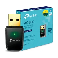 Adaptador WiFi TP-Link AC600 Archer T2U USB Dual Band 5GHz 2.4GHz Alta Velocidade Até 600Mbps - imagem 1