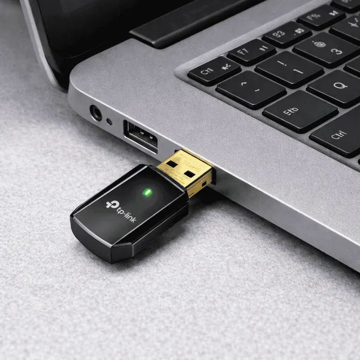 Adaptador WiFi TP-Link AC600 Archer T2U USB Dual Band 5GHz 2.4GHz Alta Velocidade Até 600Mbps
