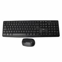 Kit Teclado ABNT2 + Mouse Sem Fio Mtek KM-5239 2.4GHz USB - Preto  - imagem 1