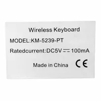 Kit Teclado ABNT2 + Mouse Sem Fio Mtek KM-5239 2.4GHz USB - Preto  - imagem 8