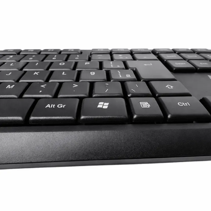 Kit Teclado ABNT2 + Mouse Sem Fio Mtek KM-5239 2.4GHz USB - Preto 