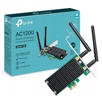 Placa de Rede WiFi PCI Express TP-Link Archer T4E AC1200 Dual Band 1200Mbps 5GHz 2.4GHz - imagem 1