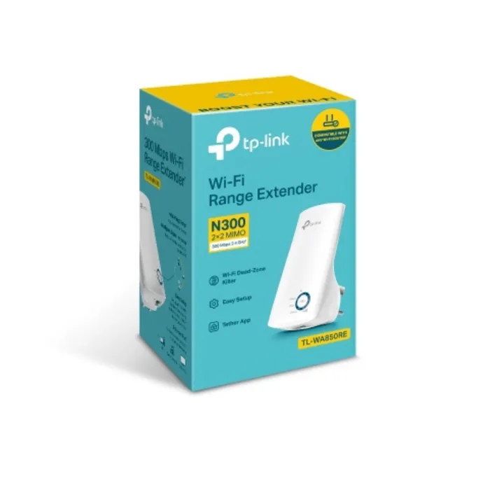 Repetidor WiFi TP-Link TL-WA850RE 300Mbps Extensor de Sinal Wireless 2.4GHz com Porta Ethernet