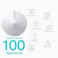 Roteador Mesh TP-Link Deco M5 AC1300 Dual Band WiFi Gigabit Alta Cobertura - imagem 7