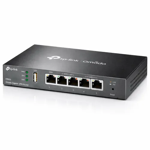 Roteador TP-Link ER605 Omada VPN Gigabit Multi-WAN Load Balance USB