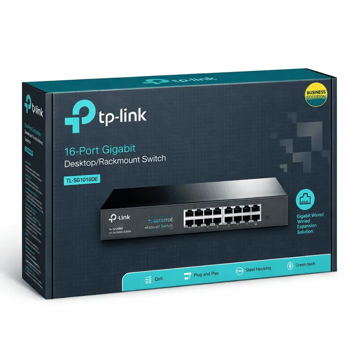 Switch TP-Link TL-SG1016DE 16 Portas Gigabit Smart Gerenciável