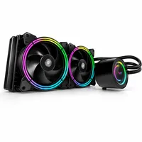 Water Cooler 240mm Darkflash TR240 RGB ARGB Intel AMD Preto - imagem 2