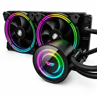 Water Cooler 240mm Darkflash TR240 RGB ARGB Intel AMD Preto - imagem 3