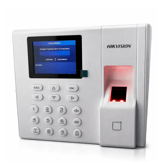 Relógio Ponto Biométrico Hikvision DS-K1A8503EF Cartão + Digital TCP/IP USB