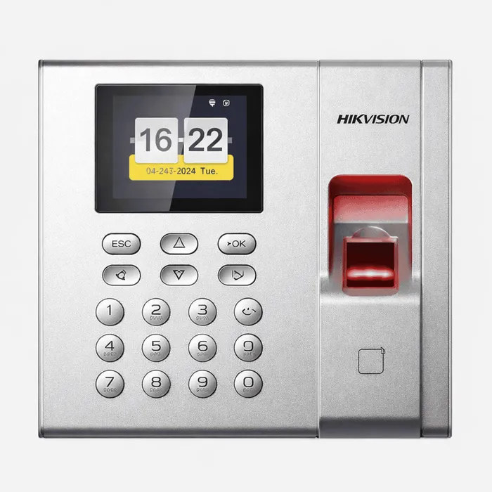 Relógio Ponto Hikvision K1T8003MF Biometria + Cartão Mifare