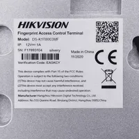 Relógio Ponto Hikvision K1T8003MF Biometria + Cartão Mifare - imagem 5
