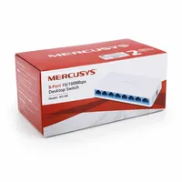 Switch Mercusys MS108 8 Portas 10/100Mbps RJ45 Desktop Plug Play - imagem 4