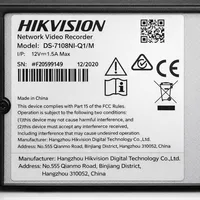 NVR Hikvision 8 Canais 4MP H.265+ DS-7100NI-Q1/M Gravador IP - imagem 3