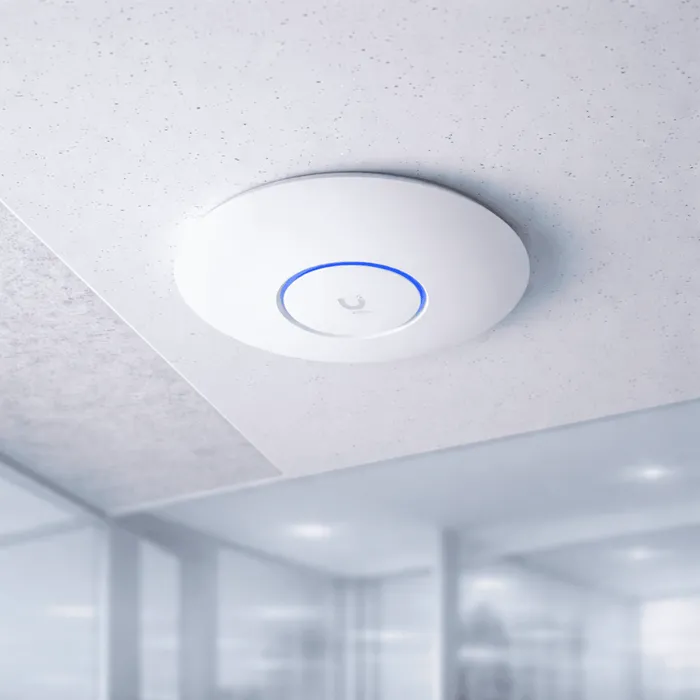 Ponto de Acesso Ubiquiti U6 Pro UniFi WiFi 6 AX5400 Dual Band 48V PoE Access Point Sem Fonte