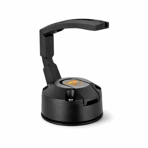 Suporte Para Mouse Cougar Bunker Bungee Gamer Com Hub USB 2 Portas Base A Vácuo Preto