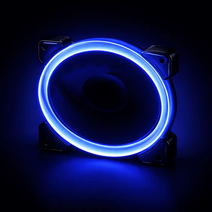 Cooler Fan Cougar Vortex FB120 LED Azul 120mm 1200RPM Rolamento Hidráulico 33 LEDs Ventoinha Gabinete PC Gamer