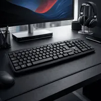 Teclado USB Bright 0014 Preto ABNT2 com Fio 1,3m 107 Teclas Plug And Play  - imagem 6