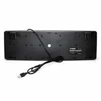 Teclado Satellite AK-910 USB ABNT2 Preto Com Fio 1,5m + Teclado Numérico Compatível Windows Mac Linux - imagem 3