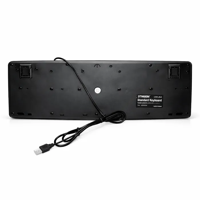Teclado Satellite AK-910 USB ABNT2 Preto Com Fio 1,5m + Teclado Numérico Compatível Windows Mac Linux