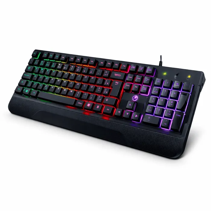 Teclado Gamer BrazilPC BPC-K1038 USB ABNT2 RGB Rainbow 107 Teclas Anti-Ghosting Cabo 1,5m