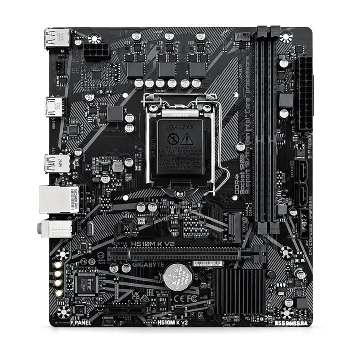 Placa Mãe Gigabyte B550M K AM4 DDR4 – Compatível Ryzen 3000 / 4000G / 5000 / 5000G 2x M.2 HDMI DisplayPort Micro ATX