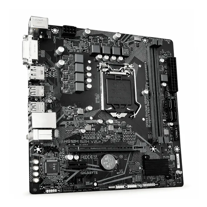 Placa Mãe Gigabyte B550M K AM4 DDR4 – Compatível Ryzen 3000 / 4000G / 5000 / 5000G 2x M.2 HDMI DisplayPort Micro ATX