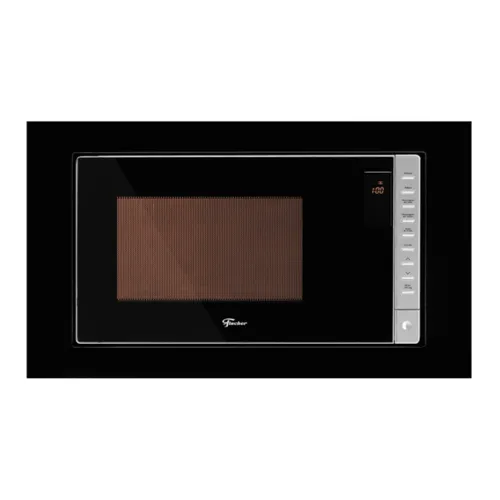 MICRO-ONDAS DE EMBUTIR FISCHER FIT LINE 25L PRETO 220V FUNÇÃO DESCONGELAR
