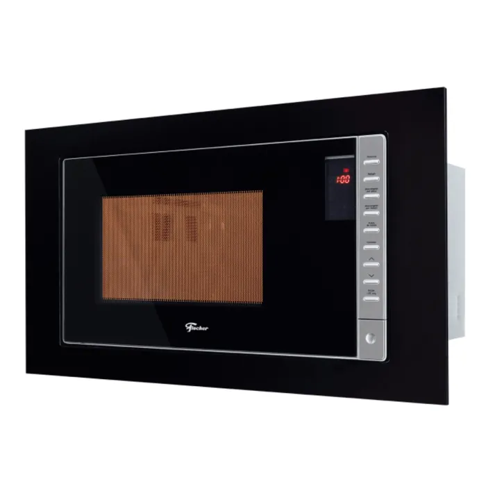 MICRO-ONDAS DE EMBUTIR FISCHER FIT LINE 25L PRETO 220V FUNÇÃO DESCONGELAR