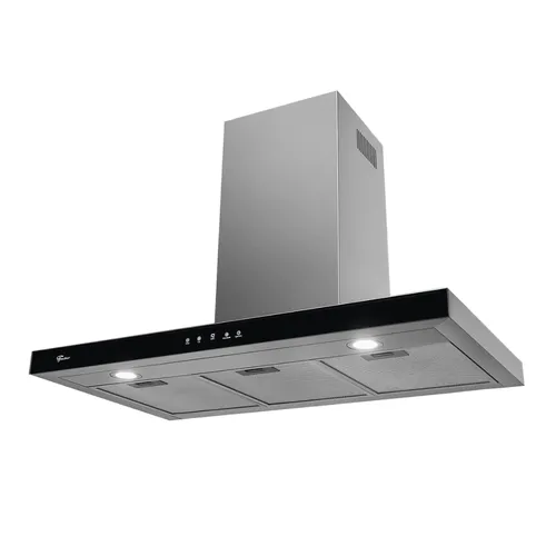 COIFA DE PAREDE INFINITY 90 CM VIDRO DIGITAL TOUCH PRETO 127V - FISCHER