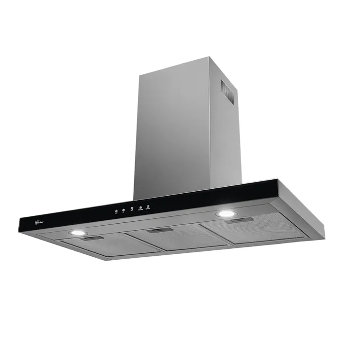 COIFA DE PAREDE INFINITY 90 CM VIDRO DIGITAL TOUCH PRETO 127V - FISCHER
